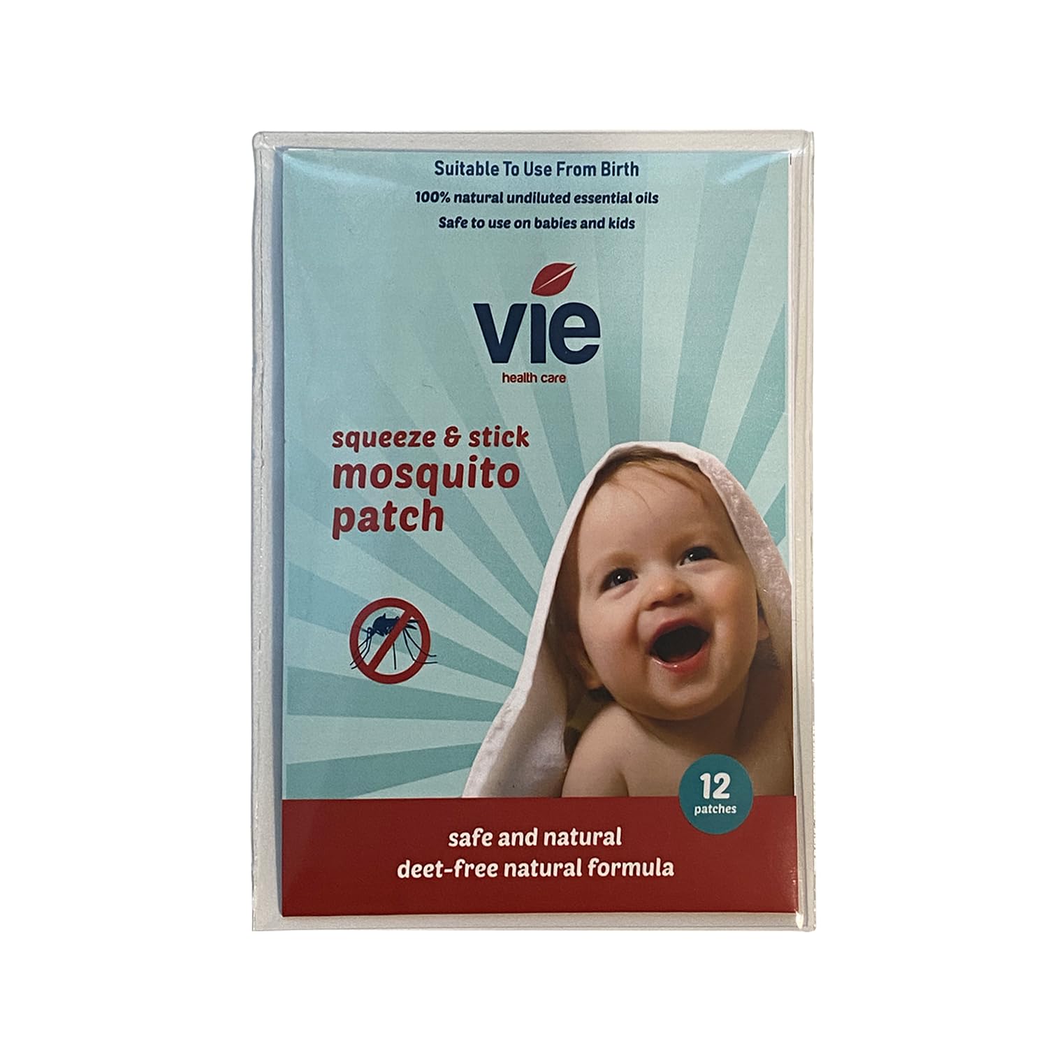 VIE Squeeze & Stick Mosquito Patches (12 Patches)