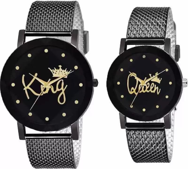 FY LANE Stylish King Queen Lovers couple watch for Boys Girls Analog Watch - For Boys & Girls (B09WN6PMVH) Amazon Price History, Amazon Price Tracker