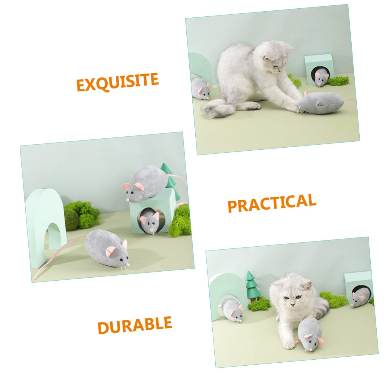 FEELNEEDY FN-P20 Ricambi Piume Di Ricambio Per Giocattolo Gatti FEELNEEDY FN-P20 - Confezione Da 3 Pezzi Accessori Giocattolo Feelneedy