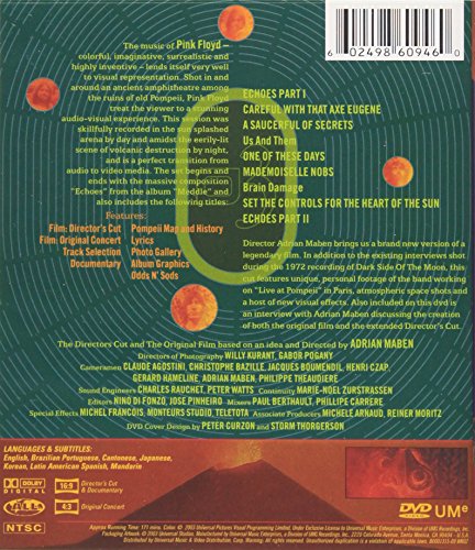 Pink Floyd - Live At Pompeii (Director's Cut) [Reino Unido] [DVD]