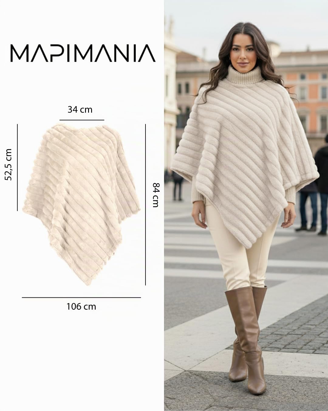 poncho femme chic et elegant fausse fourrure, manteau femme hiver, poncho chaud, cape mariage polaire femme, bolero mariage fourrure