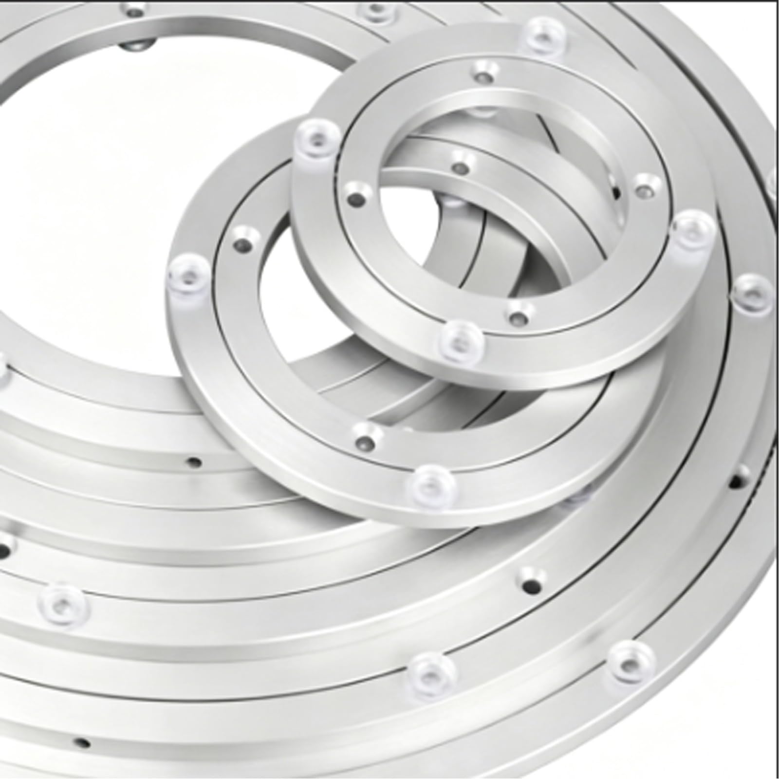1pcs，Aluminum Alloy Base，Aluminium Rotating Lazy Susan Turntable ，Aluminum Metal ，Rotating ，Table Turntable Base(400mm (16 inches))