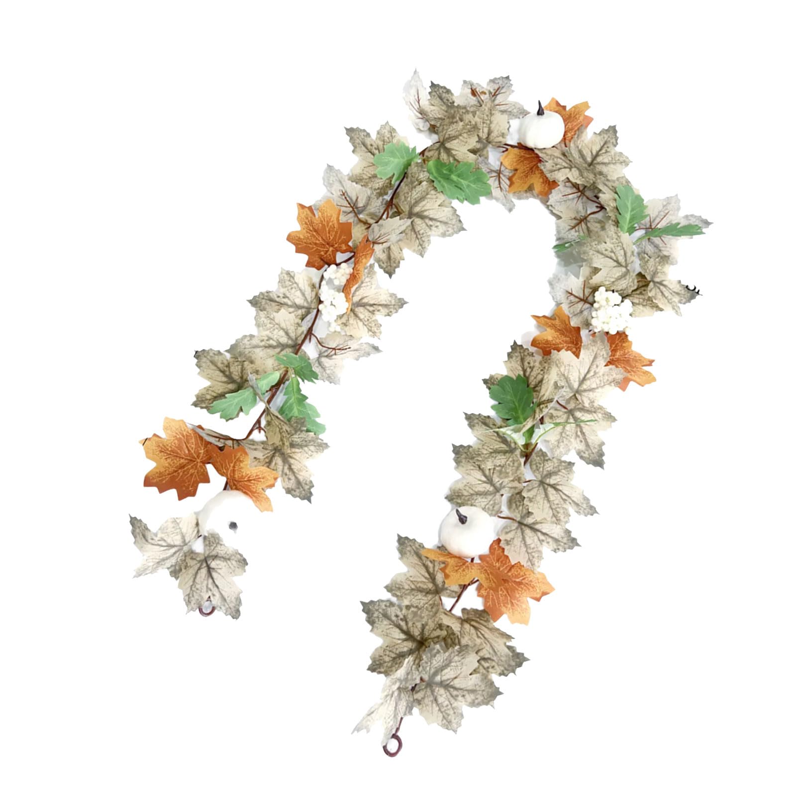 Jazuaiao 6.56ft Artificial Hanging Plant Autumn Festival Decorations for Mantel Wall Halloween Thanksgiving Fall Decoration Fall Harvest Decorations