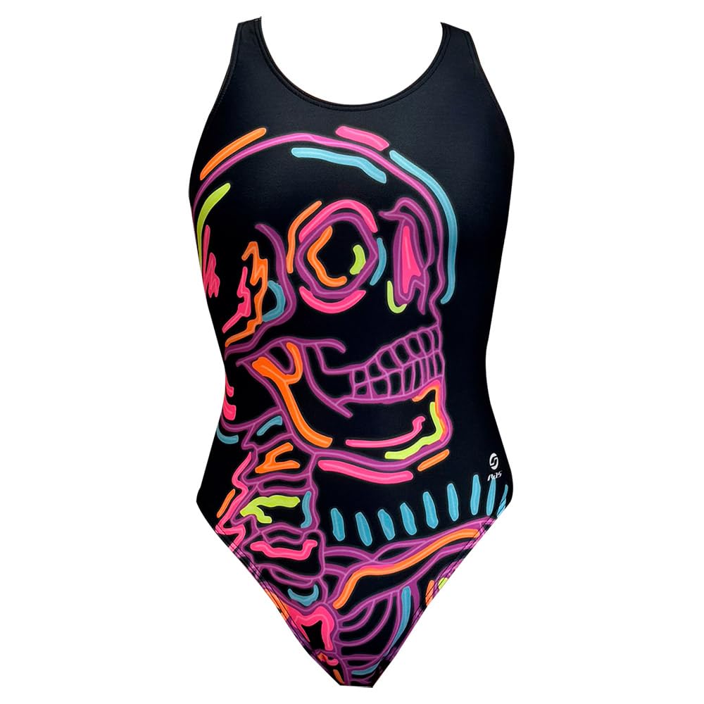 RAS Skull Race Back Swimsuit M