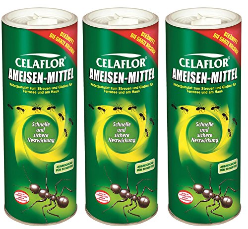 Preisvergleich Produktbild 3 x 500 g Celaflor Ameisen-Mittel Streu- und Gießmittel