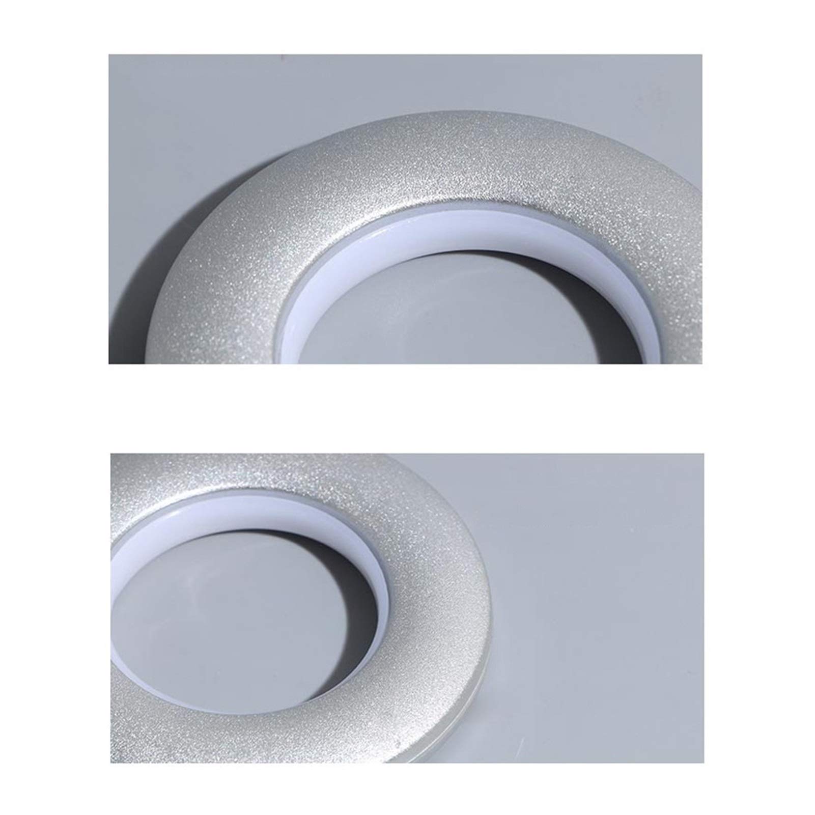 Anelli per Tende Bresso Denso Silenzioso Anello di Tenda Anello Doccia con Doccia Perforato Anello for Tende a Tenda a Gancio Rotondo Tenda Accessori for Tende Anelli Clip Finestra(C)