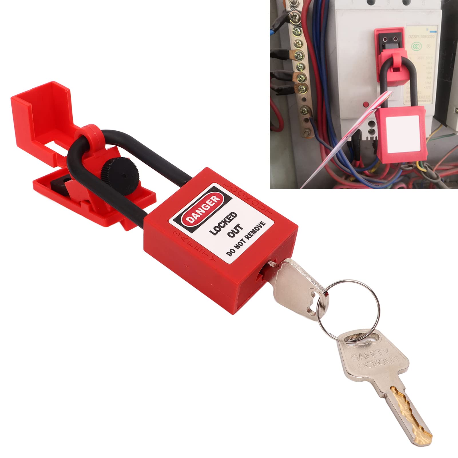 Cadenas De Sécurité 10 Ensembles Serrure De Verrouillage 38mm Outil De