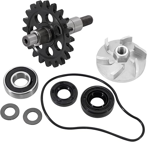 Kit de engranajes de eje impulsor de bomba de agua para Yamaha YZ250F 2001-2013, # 5NL-12459-00-00, 5XC-12459-00-00