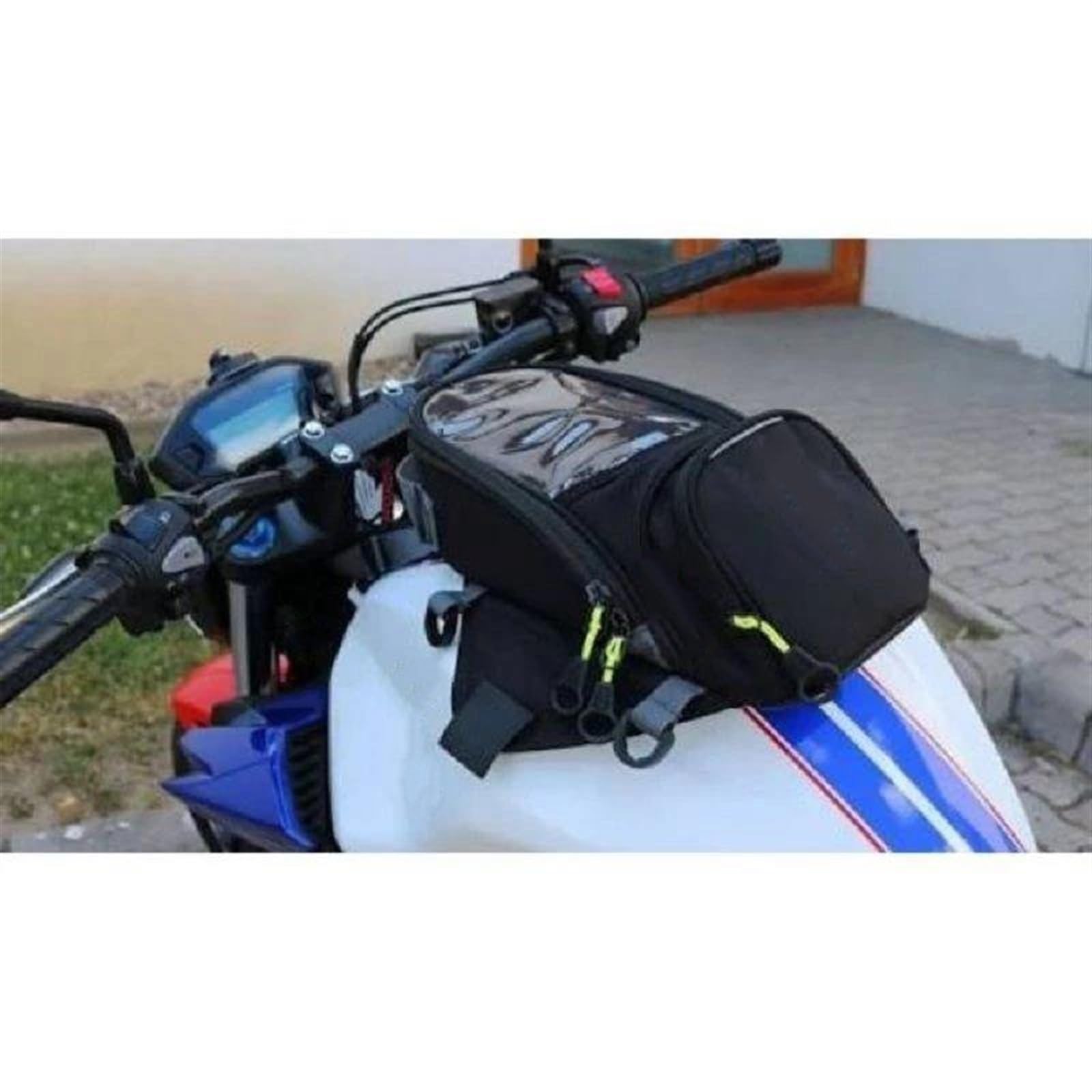 Bolsas Sillín Motocicleta Bolsa De Combustible Universal Impermeable Tanque Navegación para Teléfono Móvil para GIVI, Paquete Depósito Aceite Pequeño Multifuncional Sillín Alforja Viaje