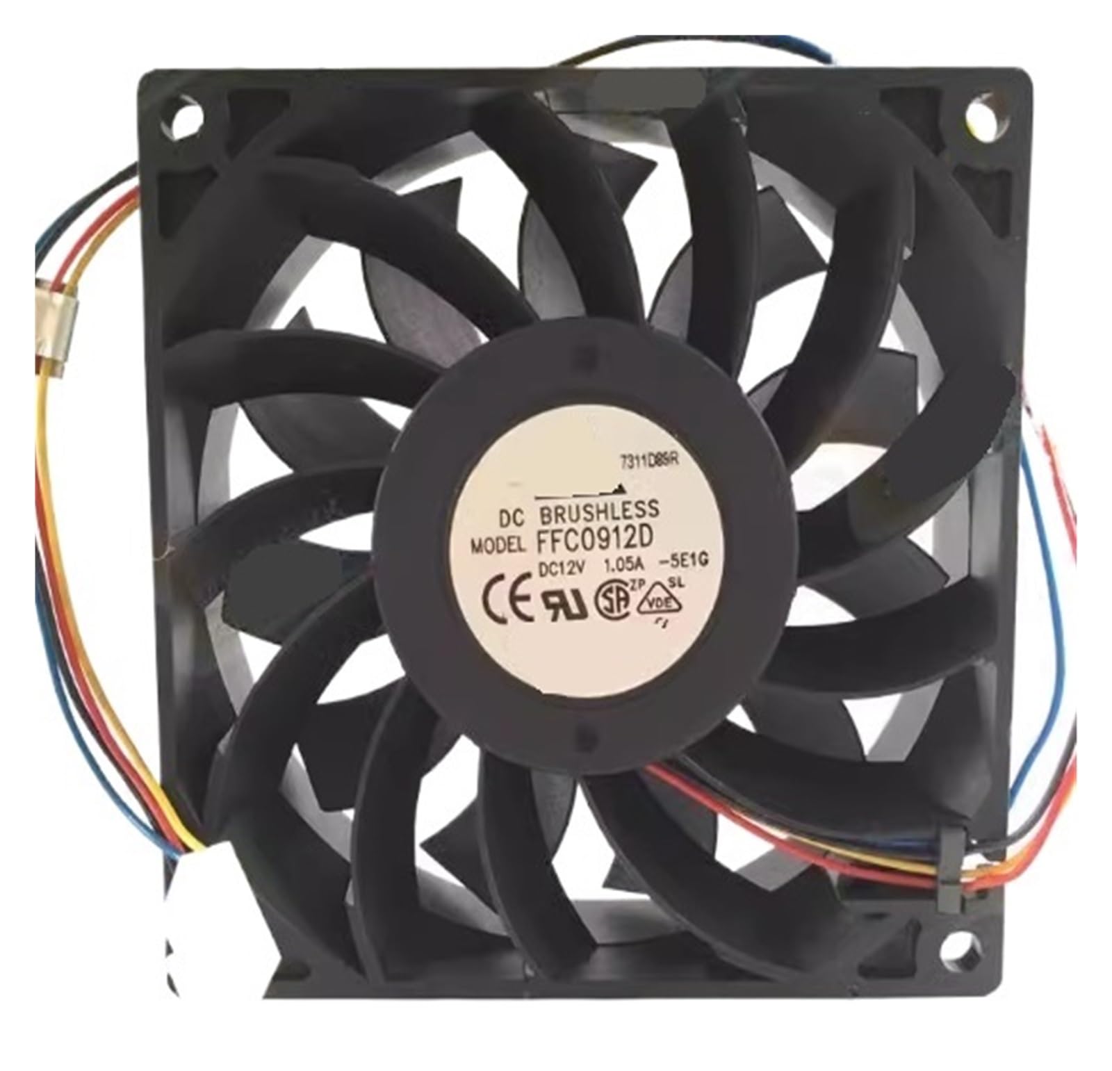 ZBWZXBDJ FFC0912D 12V 1.05A 9CM 90x90x25MM4 Fan