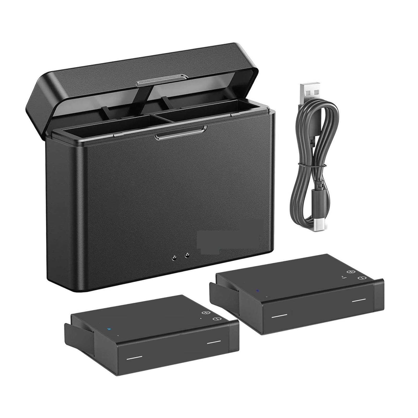 Batería de 2200mAh con Cargador LED que soluciona los apagones repentinos en DJI Osmo Action 4