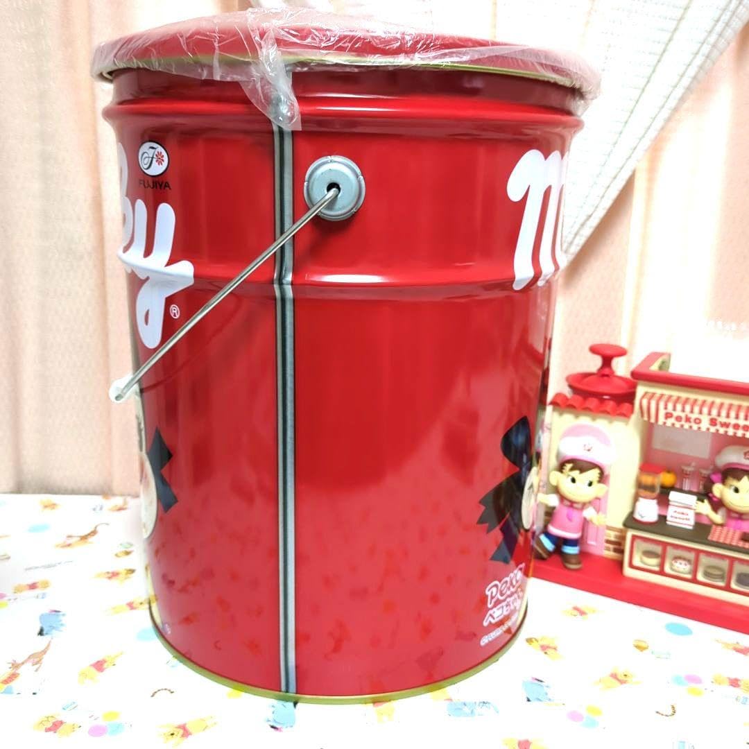 不二家新店舗オ―プン記念限定品 ペコちゃんのドラム缶  希少品 Amazon.co.jp: 不二家新店舗オ―プン記念限定品 ペコちゃんの