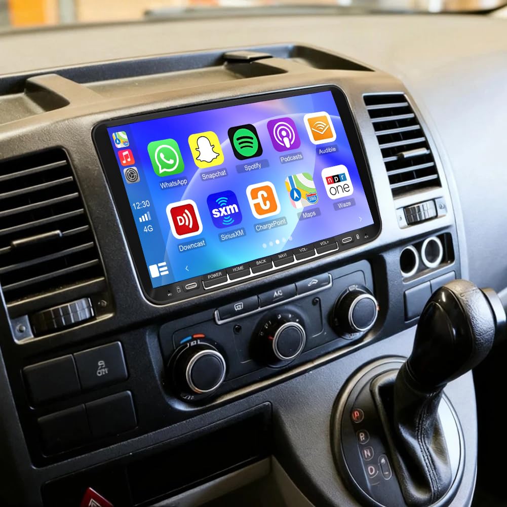 2+32G Android 14 Autoradio pour Volkswagen VW T5 Transporter 2010-2013