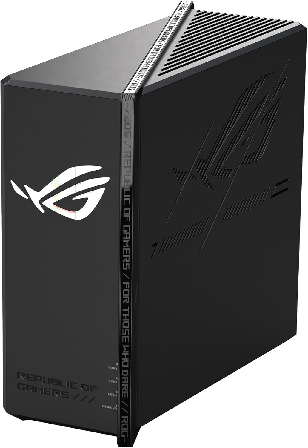 ASUS ROG Strix GS-BE12000 WiFi 7 Tri-Band Router, 12000 Mbps, 20G Wired Capacity, 3,000 sq. ft. Coverage, 2.0GHz Quad-core CPU, Game Acceleration, Triple-Level Security, AiMesh Compatible ASUS ROG Strix GS-BE12000 WiFi 7 Tri-Band Router, 12000 Mbps, 20G Wired Capacity, 3,000 sq. ft. Coverage, 2.0GHz Quad-core CPU, Game Acceleration, Triple-Level Security, AiMesh Compatible