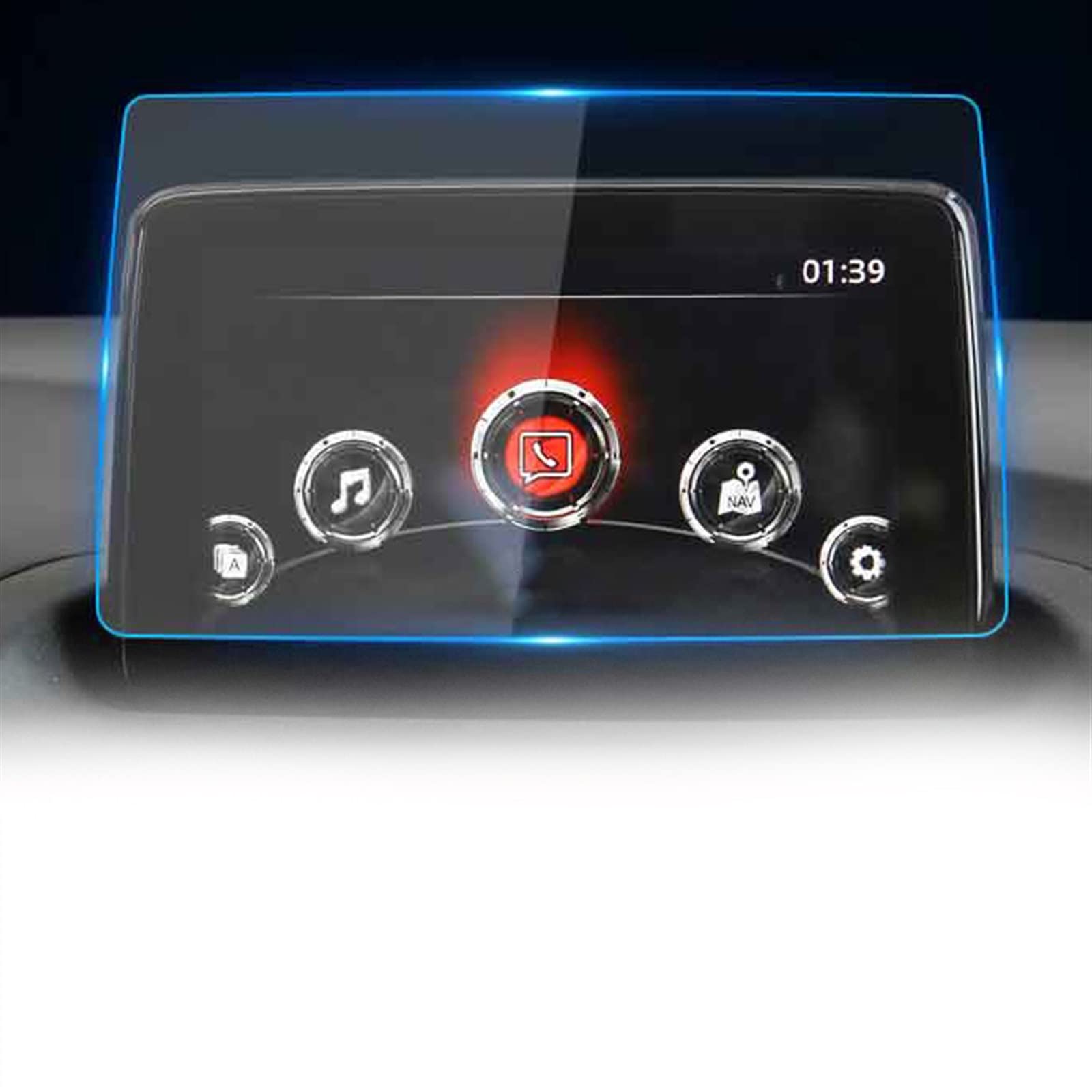 Film anti-rayures d'écran pour Mazda 2 2020, verre trempé autoradio tactile