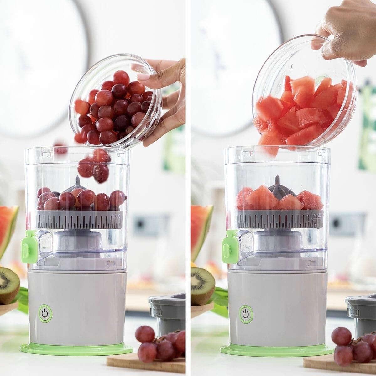 Presse-Agrumes Electrique pour Smoothie - Rechargeable USB - Extracteur de Fruits Multifonctionnel - Extracteur de Jus Portable - Rechargeable USB, Capacité de 250 ml, 40W Puissance, Sans BPA