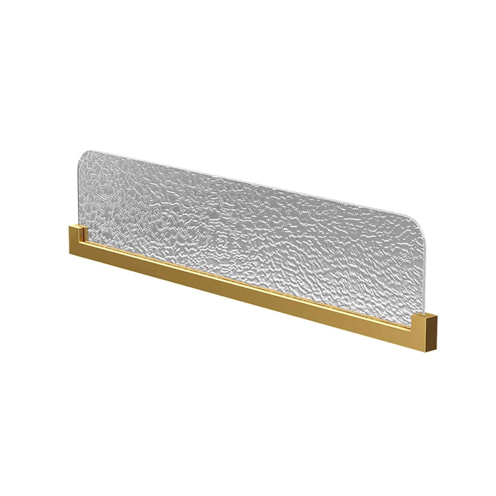 HYLWSXVP Gold Iron Divider Panel Stylish Countertop Partition for Dining Office & Hotel Spaces Low Half Wall Screen (30x90cm/11.8x35.43in) Elegant Room Separator