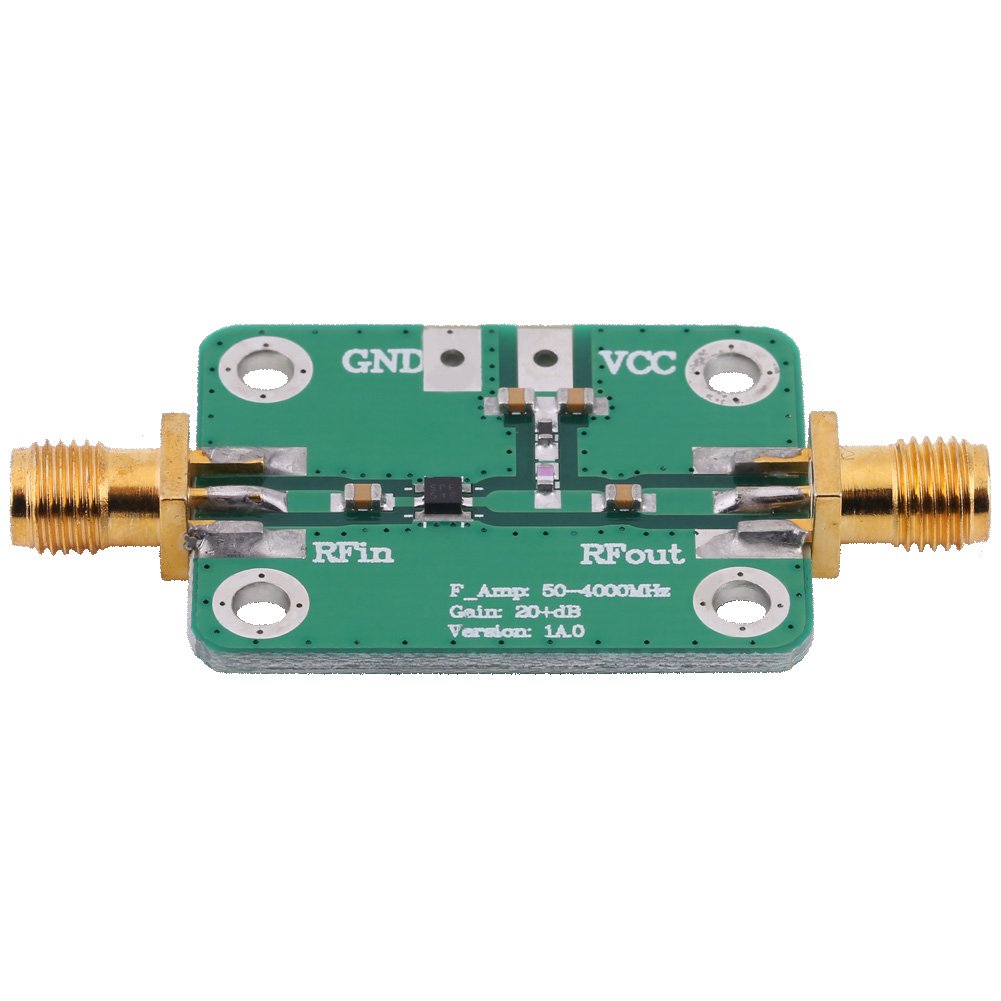 Jeanoko Amplificatore RF a basso rumore 433 MHz Guadagno LNA in radiofrequenza: Amplificatore a banda larga 22 dB Radio definita dal software