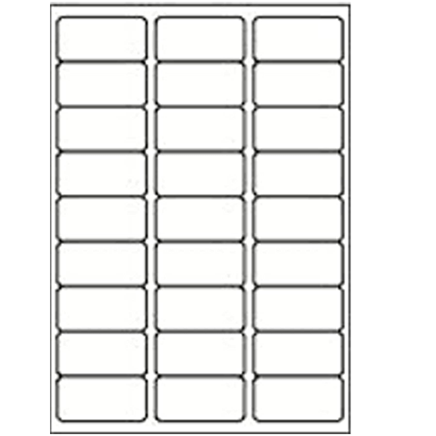 200 X 27 Labels per Sheet A4 White Self Adhesive Address Shipping Mailing Labels, Sticky Back Printing Sticker, Laser/Inkjet Printers and Copier Size 30.1mm x62mm,