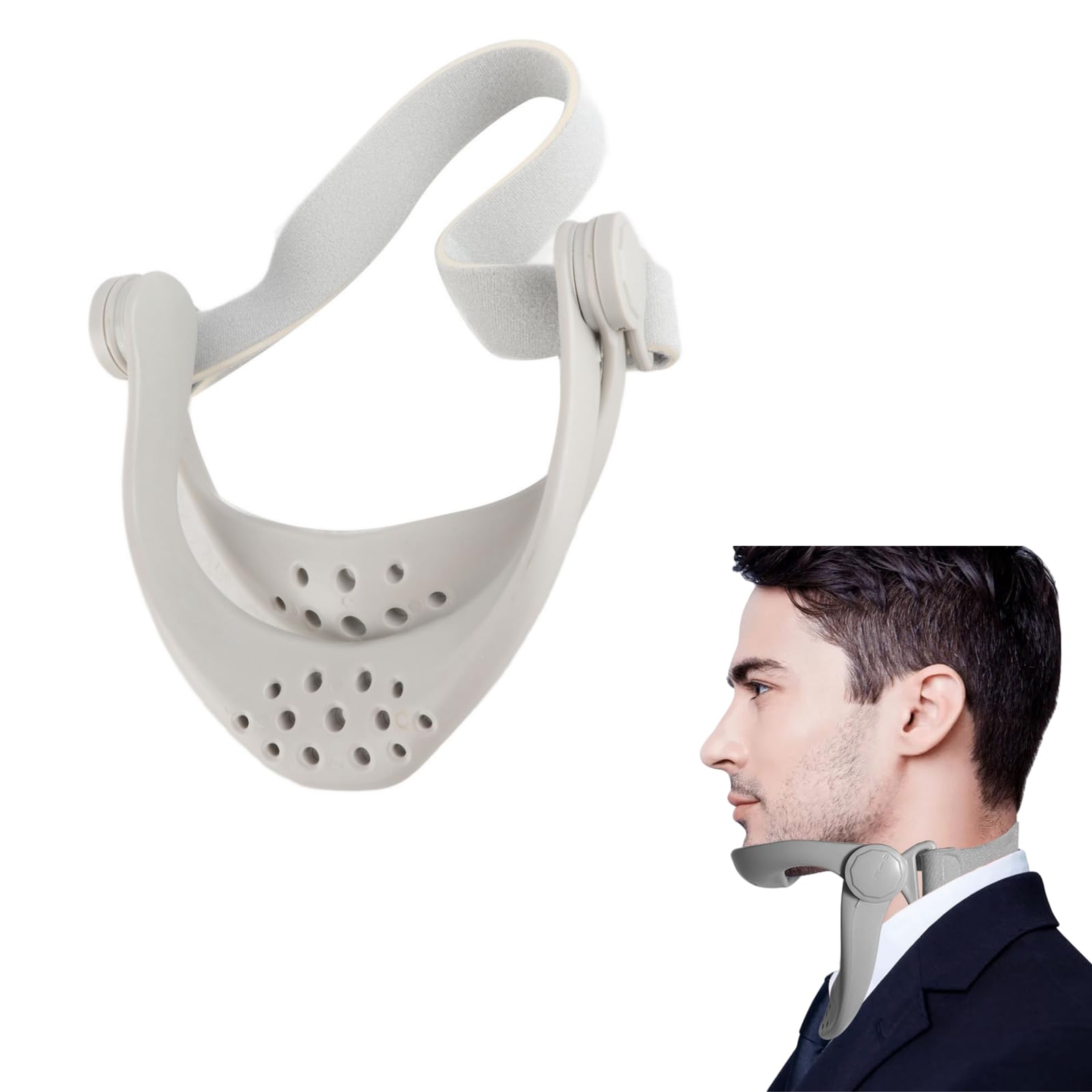 Esercitatore Per Barella Per collo Cervicale - Tutore Per collo Per Postura - Tutore Per collo Per Collare Cervicale, Dispositivo di Trazione Per collo Cervicale, Per Postura del collo in Reparto Per