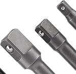 4 pcs SDS Plus Ensemble d'adaptateurs pour socket, 1/4" de jarret à 1/4 " 3/8" 1/2" d'extension de prise d'impact carré