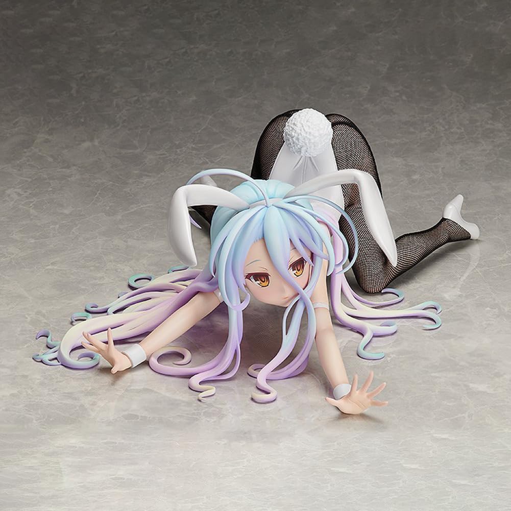 No Game No Life Figures, personnage d'anime Shiro Figure Statues en PVC Modèle Anime Action Figurine Cadeaux pour les fans 24 cm