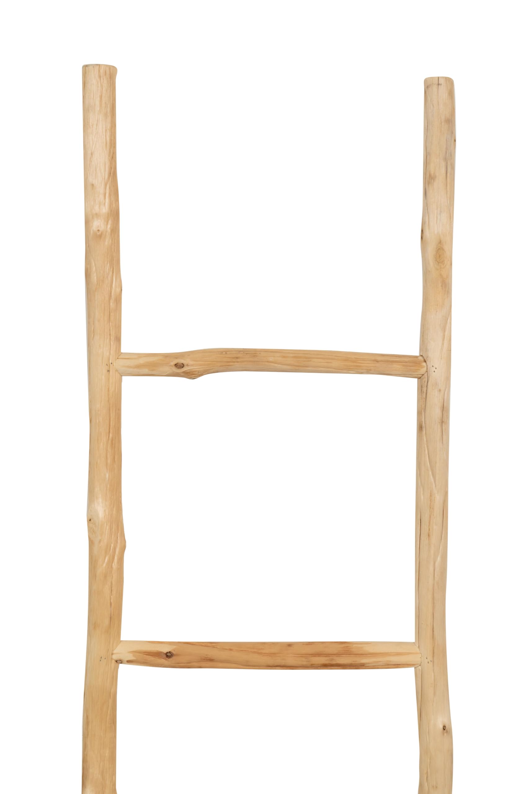 Biscottini Escalera toallero baño 148 x 36 x 3 – Escalera decorativa de madera – Toallero de bambú