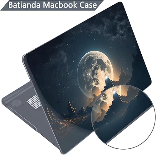 Miniatura 114 de Batianda Funda para MacBook Pro M4 de 16 pulgadas 2024 2023 2021 modelo A3403 A2991 con chip M3 M2 Pro/M1 Max, carcasa rígida de plástico
