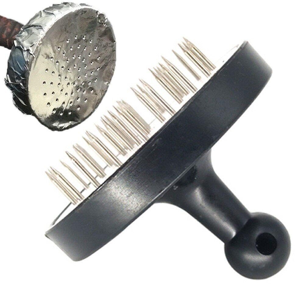 Casiler Black Shisha Tobacco Puncher Aluminum Foil Hookah Foil Hole Puncher Hookah Foil Hole Puncher Durable Shisha Accessory