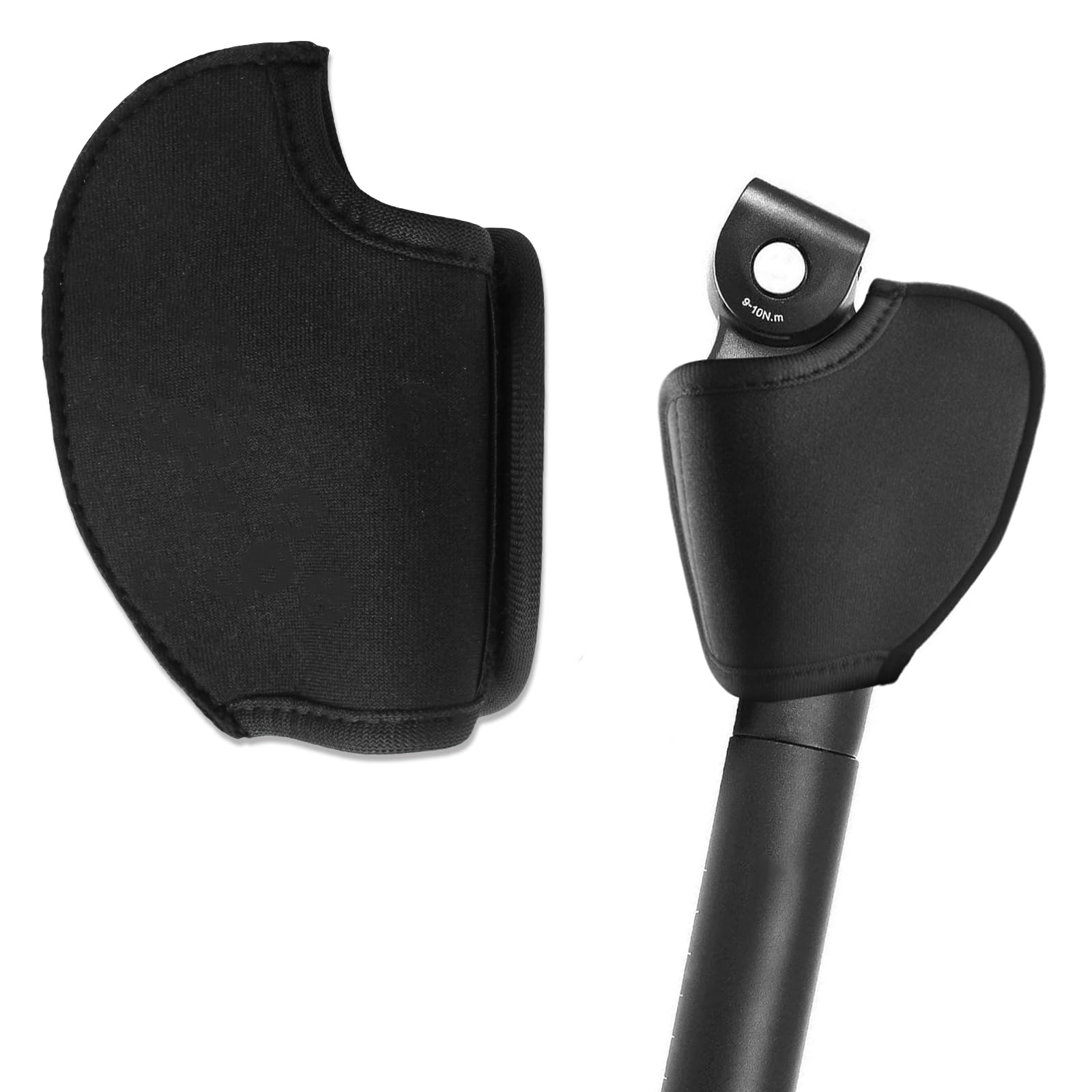 Ochrona sztycy siodełka, nylon, czarna, uniwersalna, wysokiej jakości, pyłoszczelna, ochrona palców, zapięcie na rzepy, łatwa obsługa, rower górski, rower wyścigowy