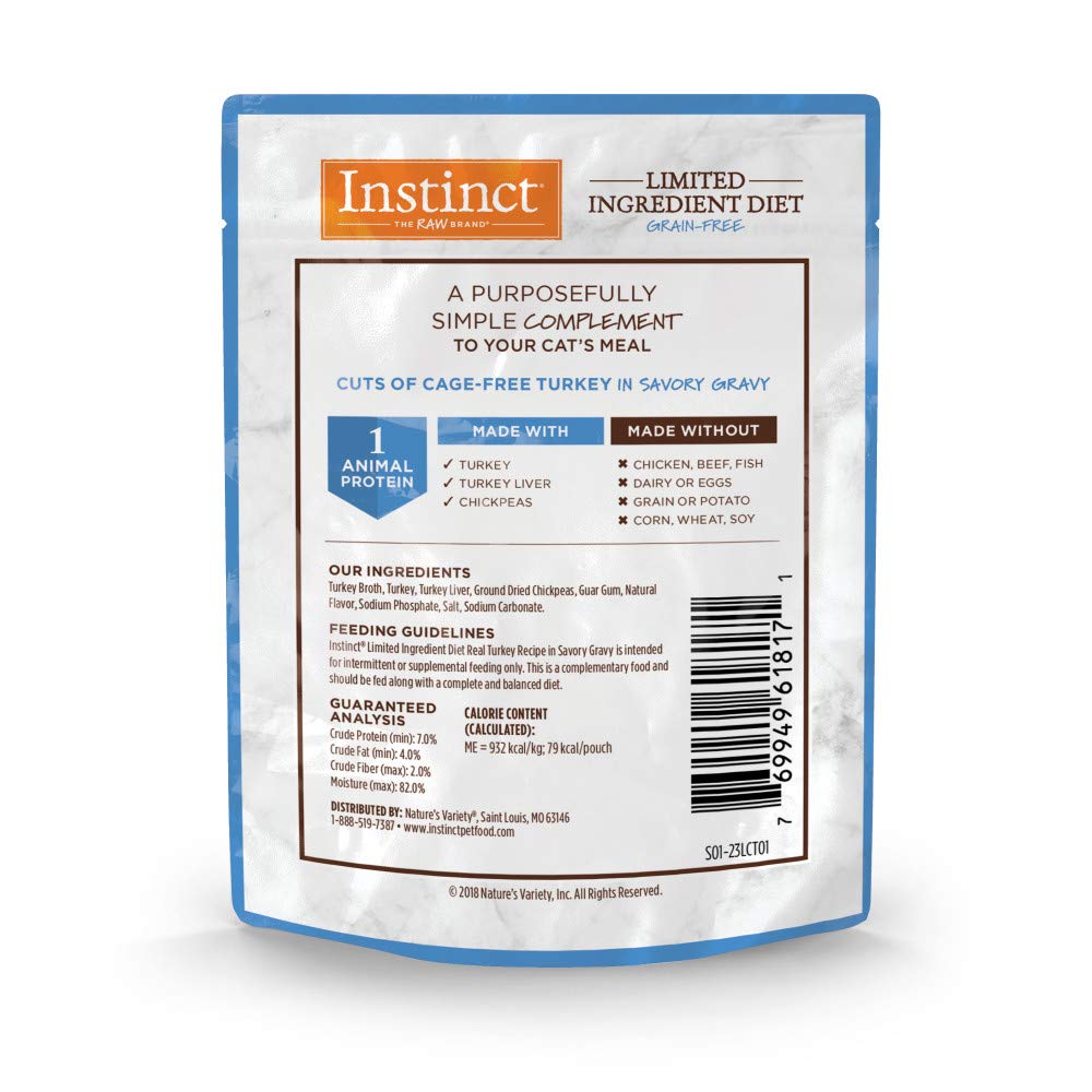 instinct limited ingredient turkey cat food