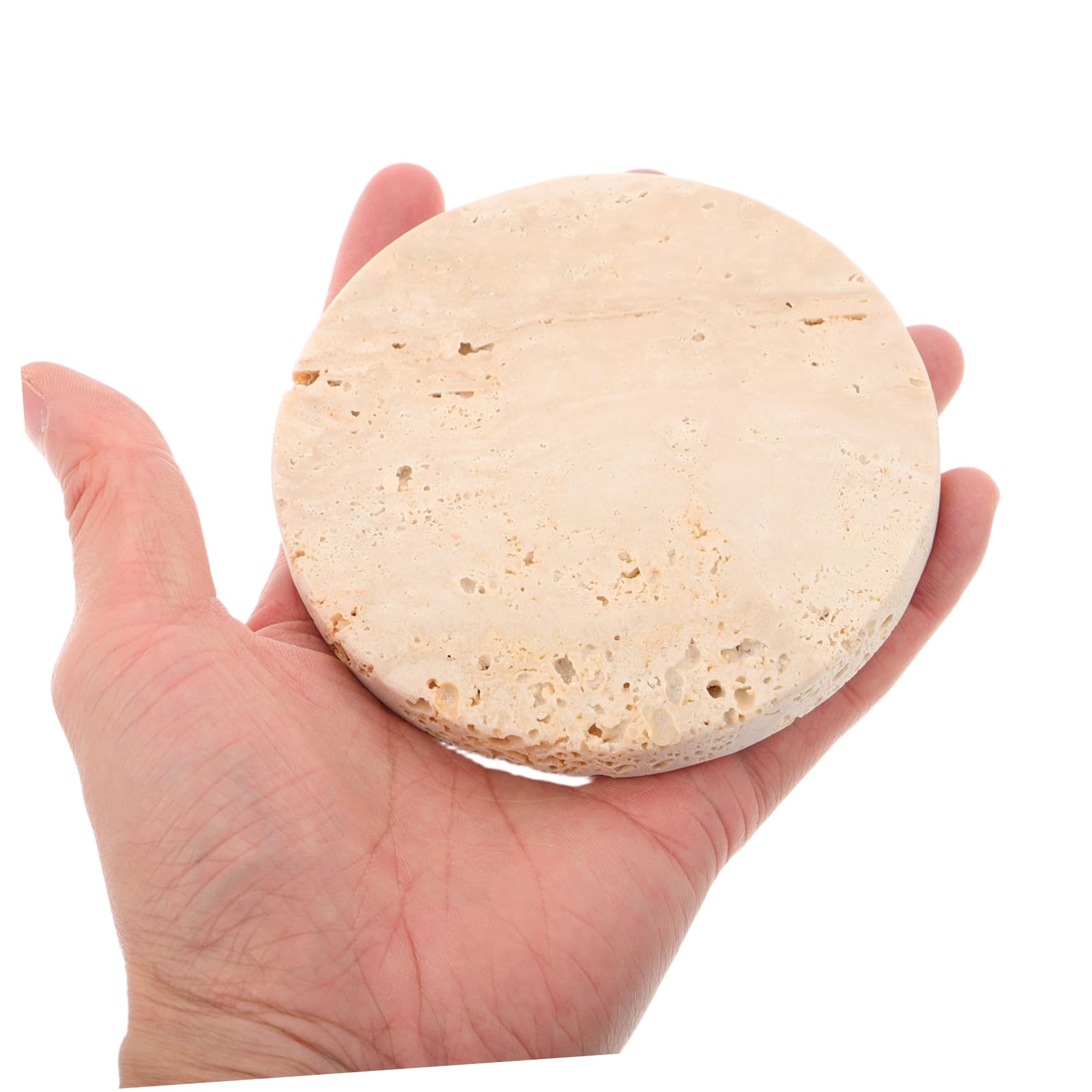 IMIKEYA 4 Piezas Posavasos Redondos de Piedra para Mesa Posavasos Japoneses Antideslizantes para Escritorio Cocina y Decoración del Hogar para Bebidas