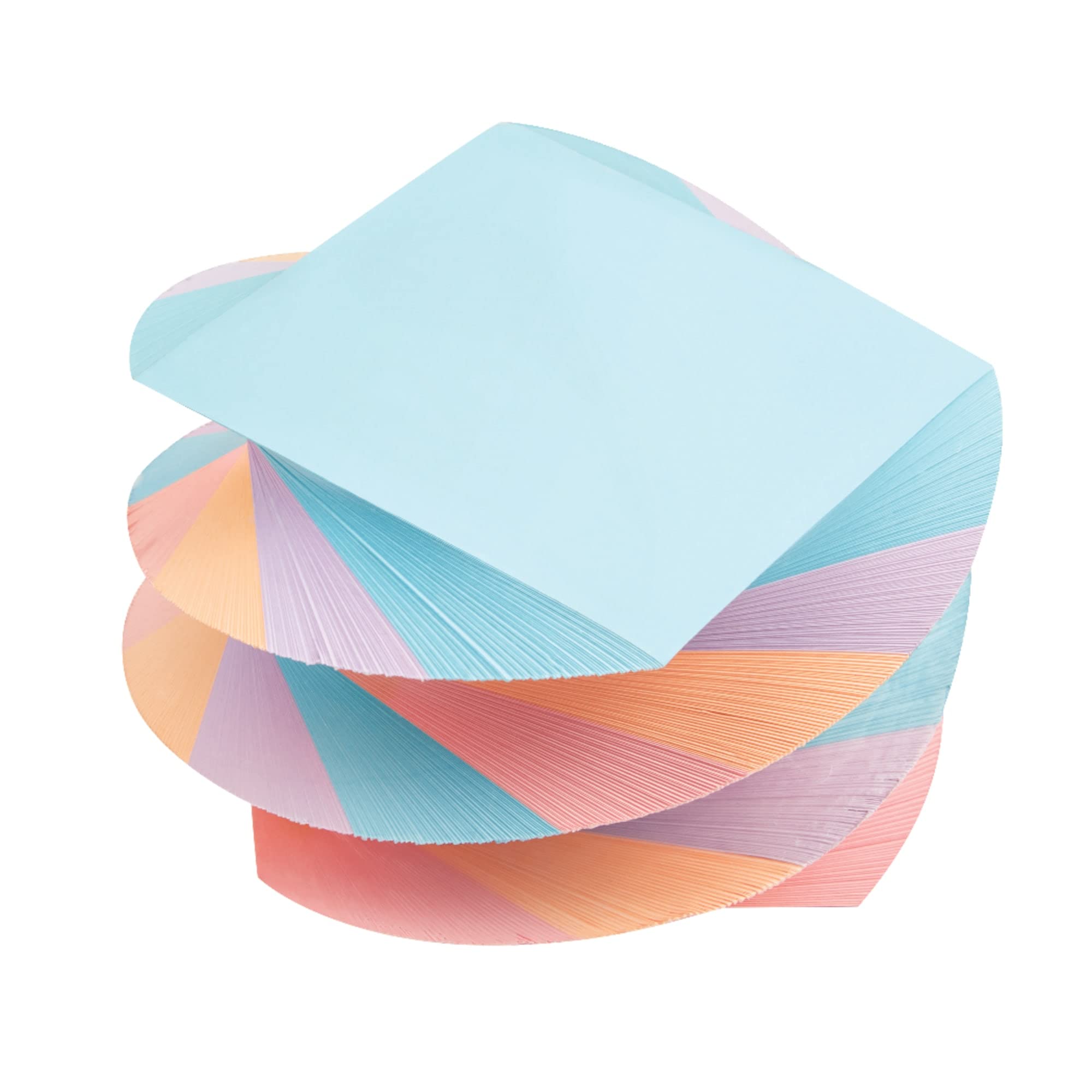 Office DepotĀ® Brand Twirl Memo Pad, 3" x 3", 1,200 Pages (600 Sheets), Assorted Colors