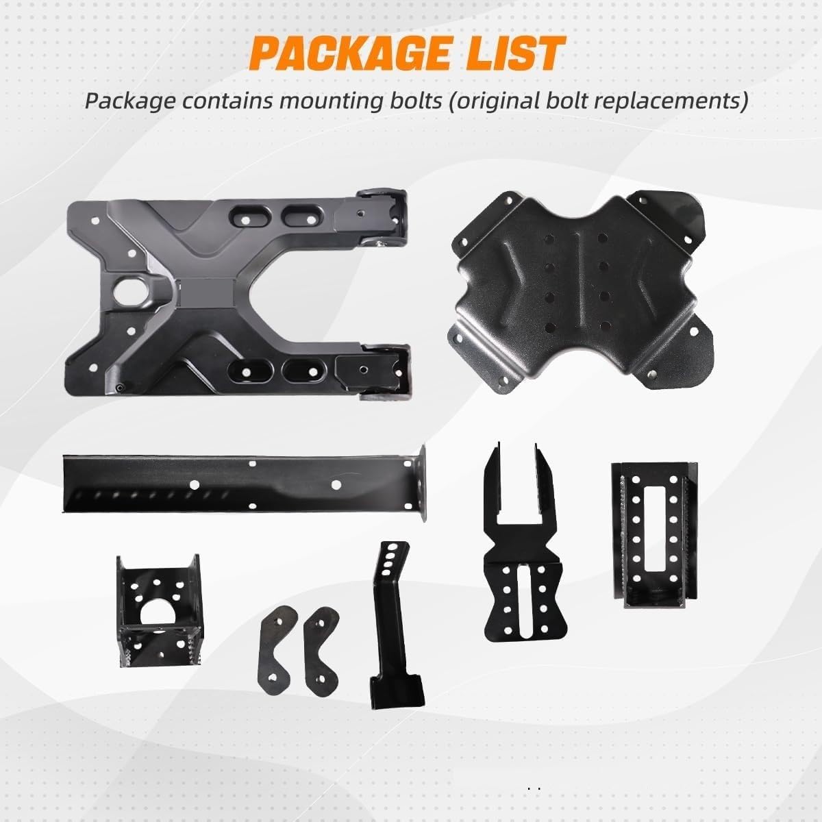 Spare Tire Mount Pasuje do Wrangler JK JKU Unlimited 2007-2018, wytrzymały uchwyt na koło zapasowe, montaż na bagażniku