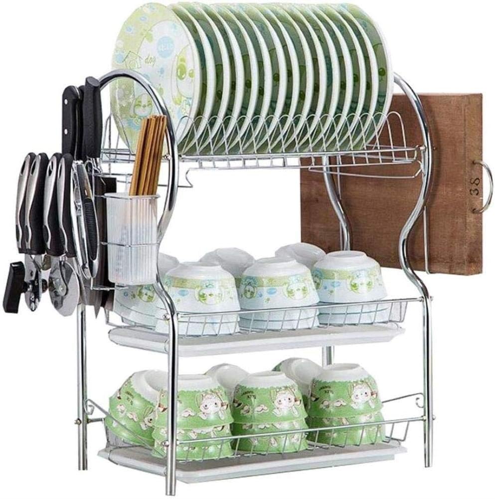 Convenience Household Aluminum Alloy Knife Rack Bowl Rack Chopping