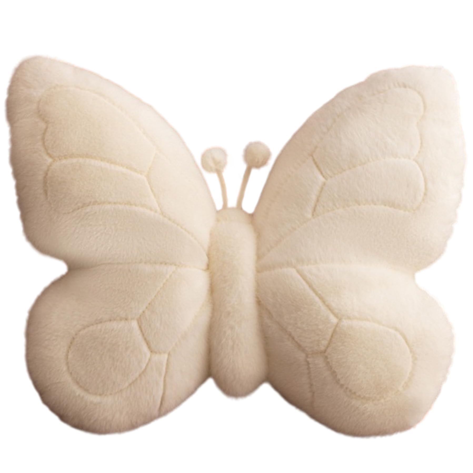 Coussin Papillon en peluche 45x38 cm pour lit et canapé de chambre enfant