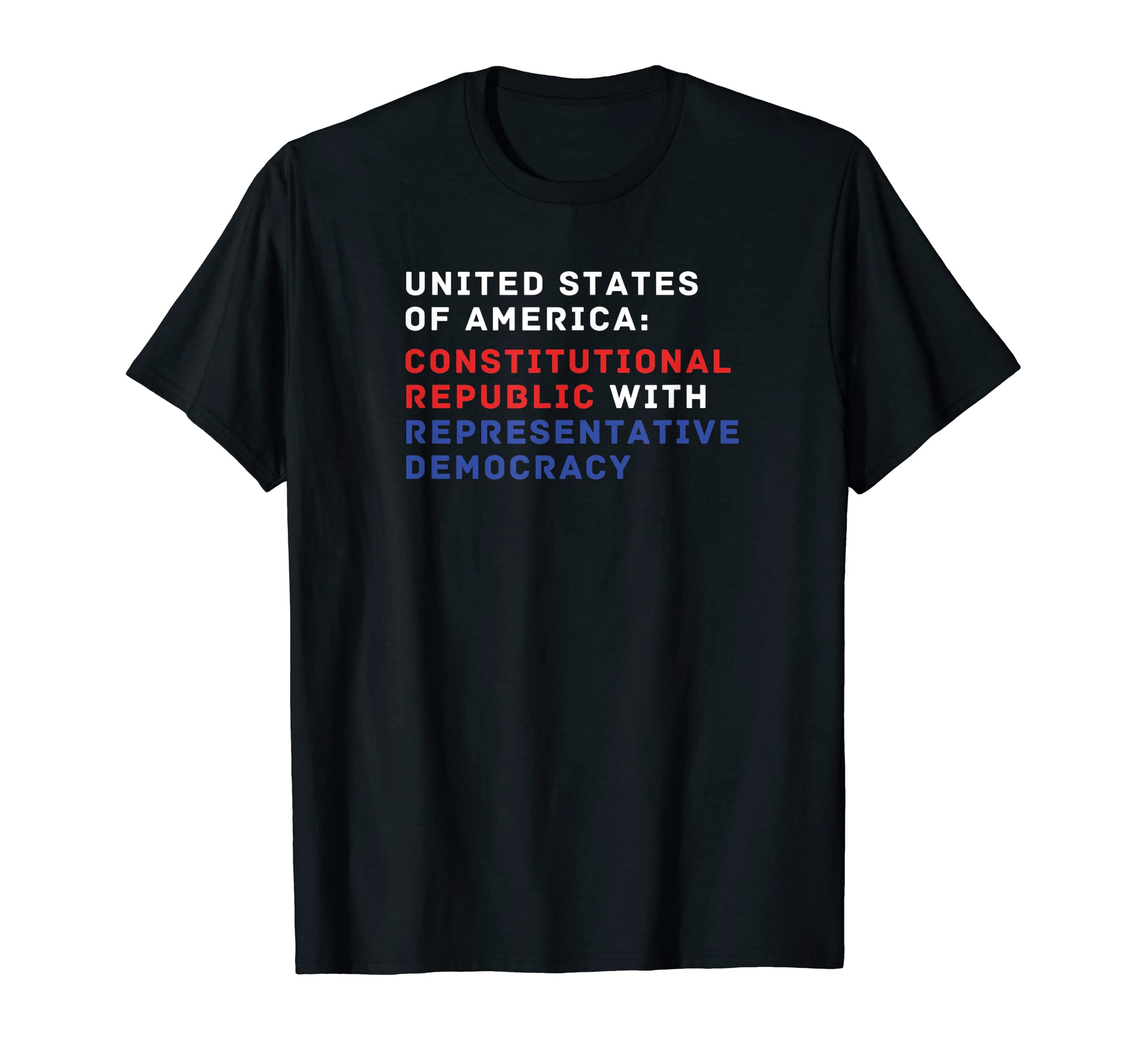 USA Constitutional Republic Representative Democracy T-Shirt