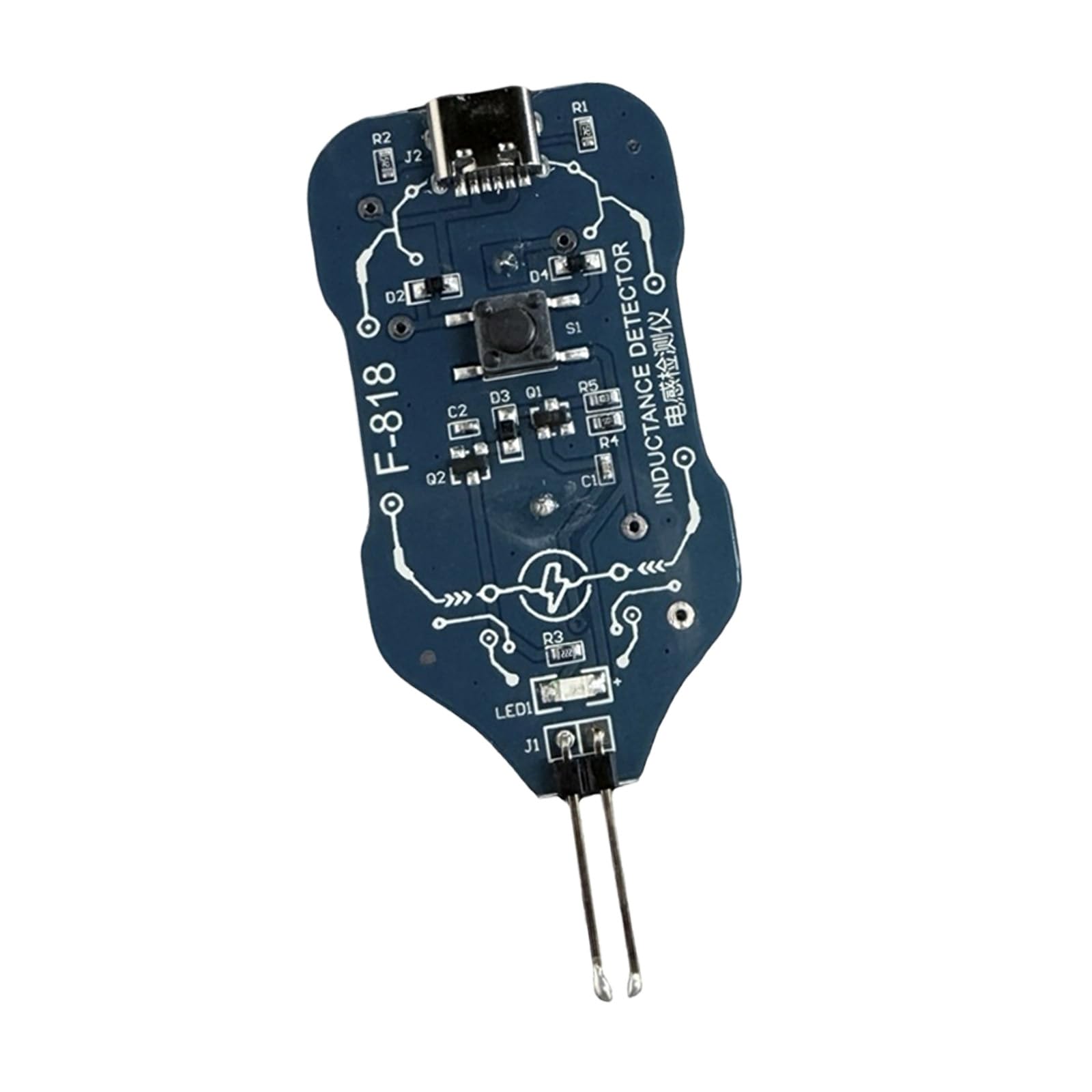 Tfaoys 1Pc Reliability Inductance Meter F818 Inductor Detector For Accurate Testing Of Electronic Components And Coil Defects Circuit Board Diagnostic Tool