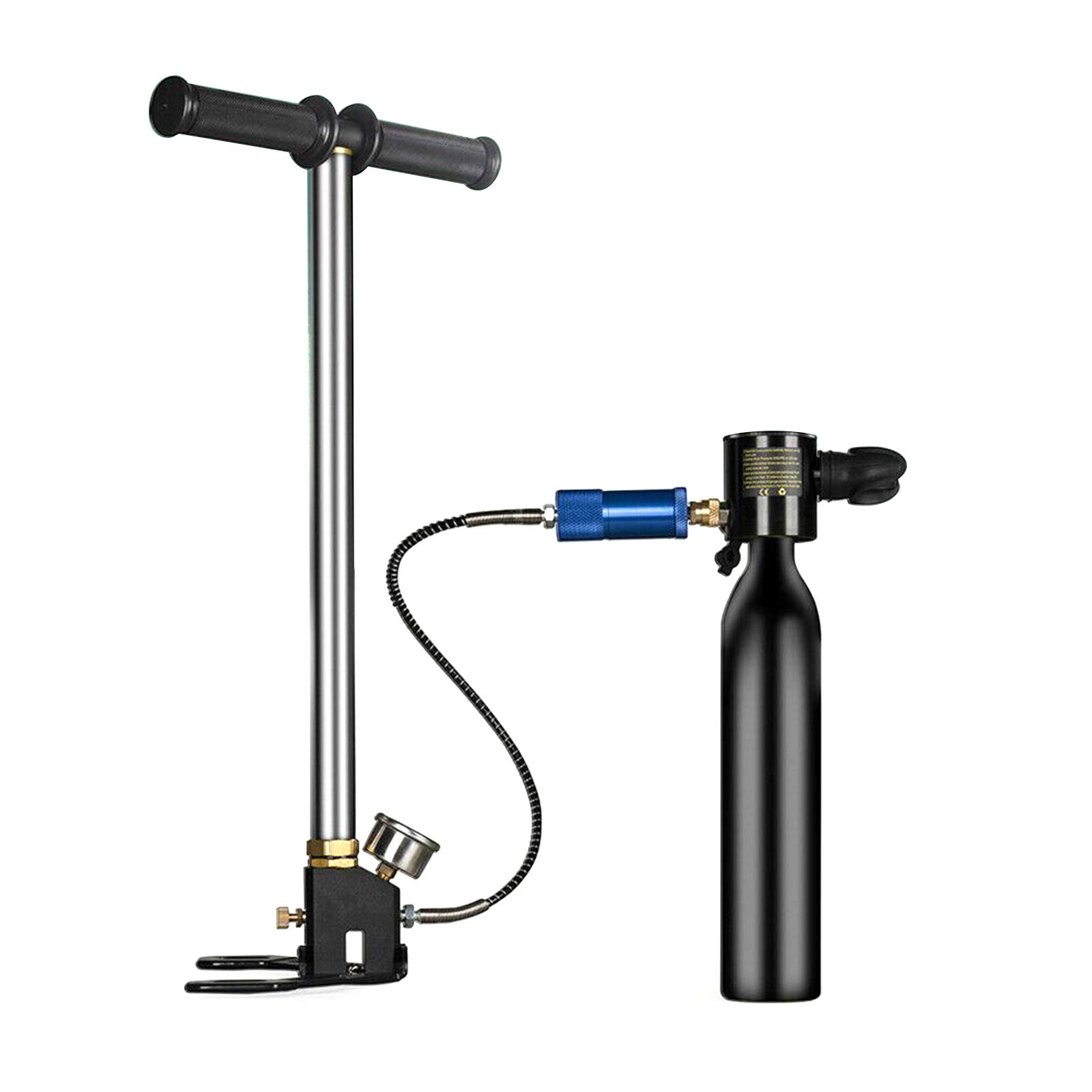 BOTAIDAHONG Mini Scuba Set Diving Oxygen Tank Breath Pump Equipment 20MPA Air Tank with 31MPA High-Pressure Air Pump Diving Snorkeling Scuba Cylinder