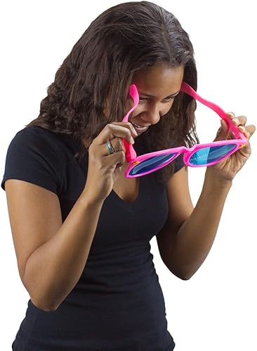 Vista 4 de Pudgy Pedro's Suministros de fiesta de gafas de sol jumbo, elige tu color favorito