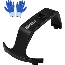 Fuel Pump Lock Ring Removal Tool, 1/2" Drive Compatible with C-hrysler D-odge J-eep F-ord B-MW B-enz V-olvo H-yundai K-ia, Fuel Tank Lock Ring Tool with Gloves for Fuel Pump Ring Remove 6599