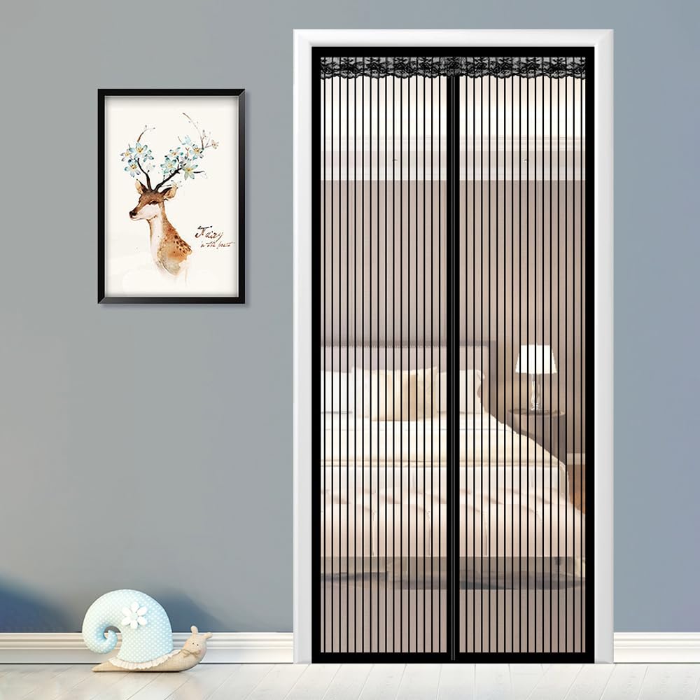 Kuber Industries Polyester -Magnetic Mosquito Net-Jl220110Bl-Black (B0C61ZL6CB) Amazon Price History, Amazon Price Tracker