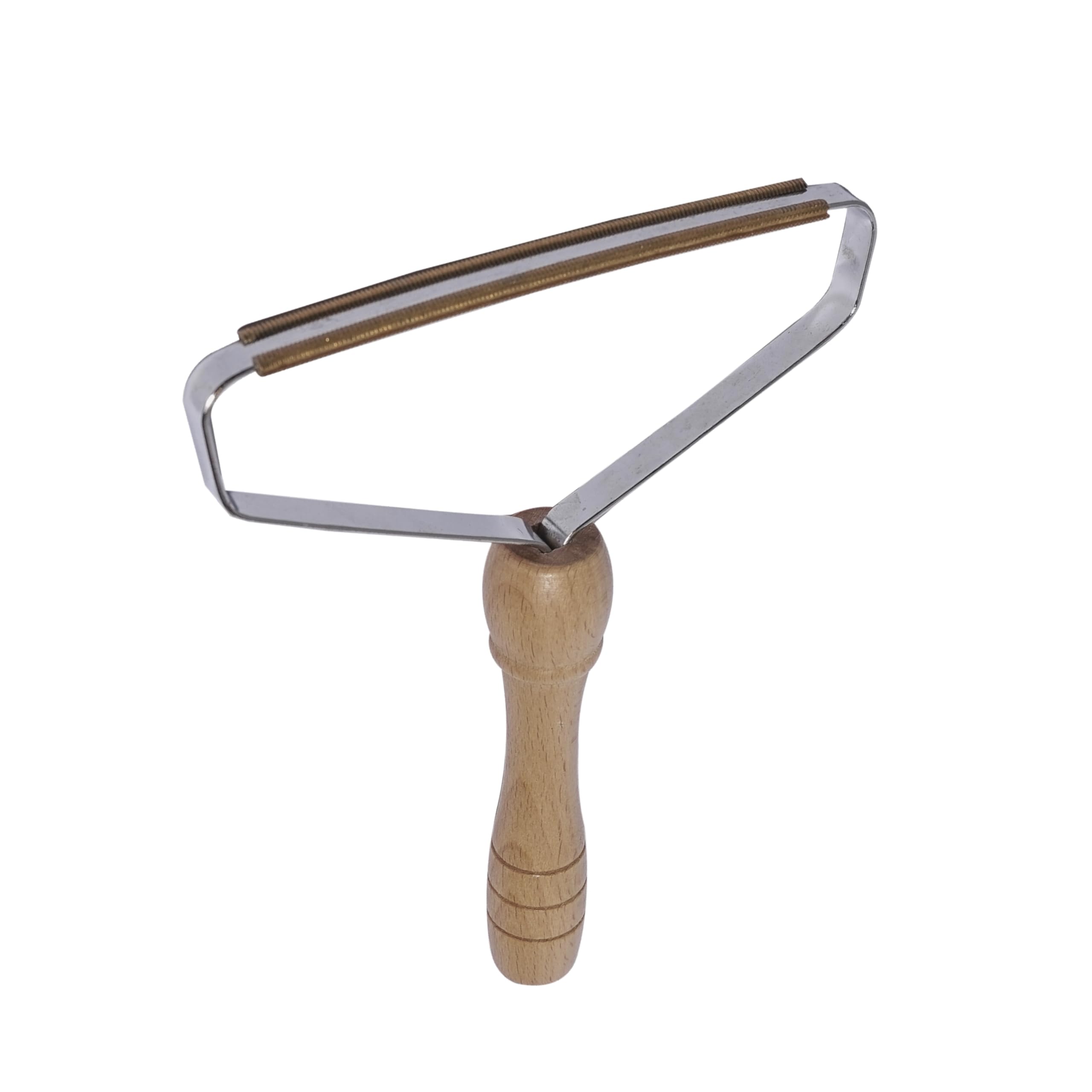 Urasawa Brown 1 Provide - Portable Carpet Scraper And Lint Remover - Metal Lint Roller For Carpet And Clothes - Pet Hair Remover