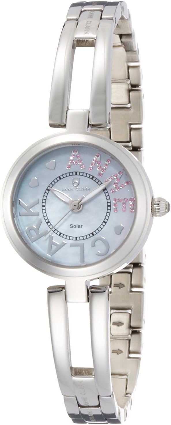 ANNE CLARK Watch Natural Shell dial Solar Power All Stainless Nachure AU-1032-09 Ladies