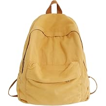 Vintage Aesthetic Canvas Backpack Preppy Backpack Japanese Harajuku Bag Fit 15.6  Laptop Travel Rucksack