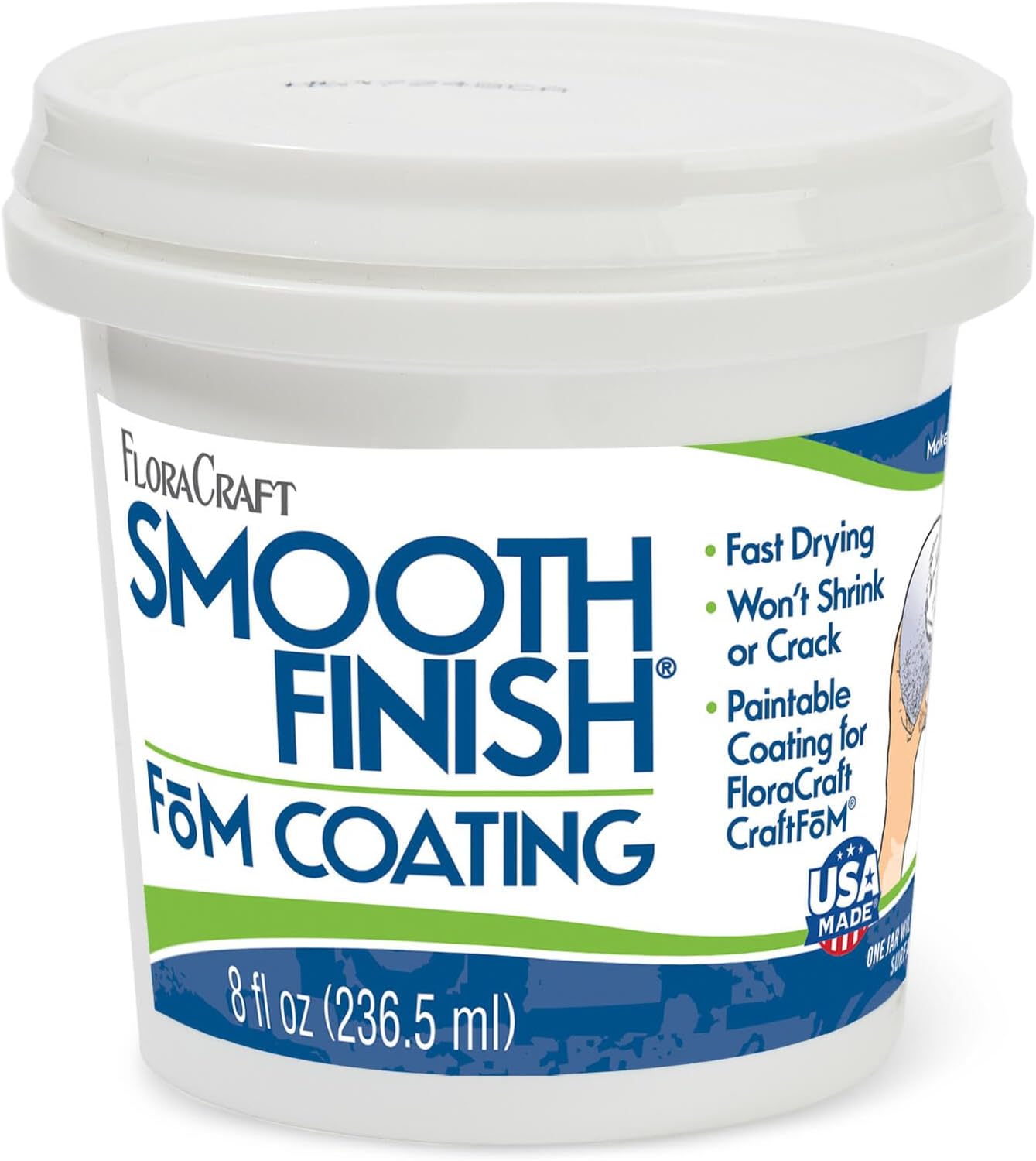 FloraCraft Smooth Finish FōM Coating 8 Ounce
