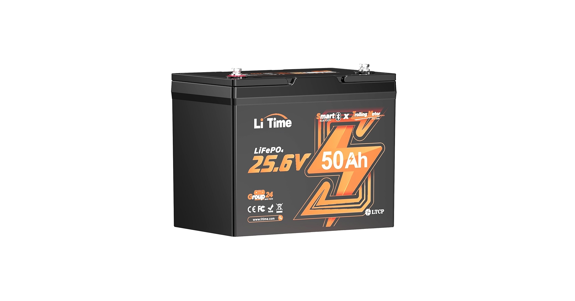Amazon | LiTime 24V 50Ah TM リン酸鉄リチウムイオンバッテリー