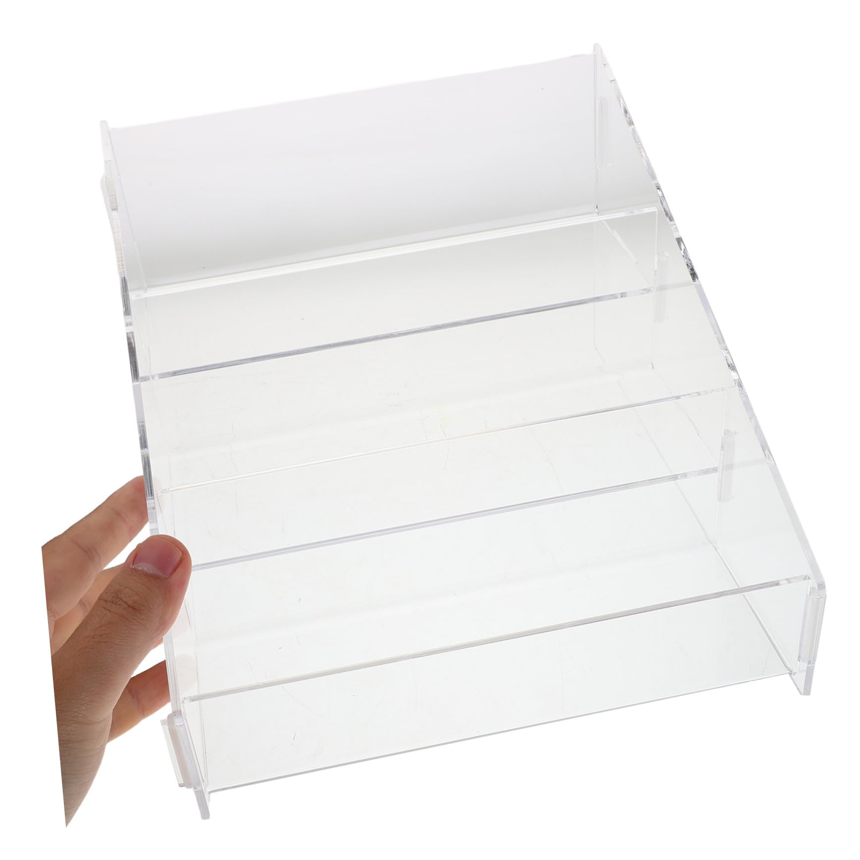 Transparenter Acryl Stufen Displayständer mit 3 Ebenen für Zuhause