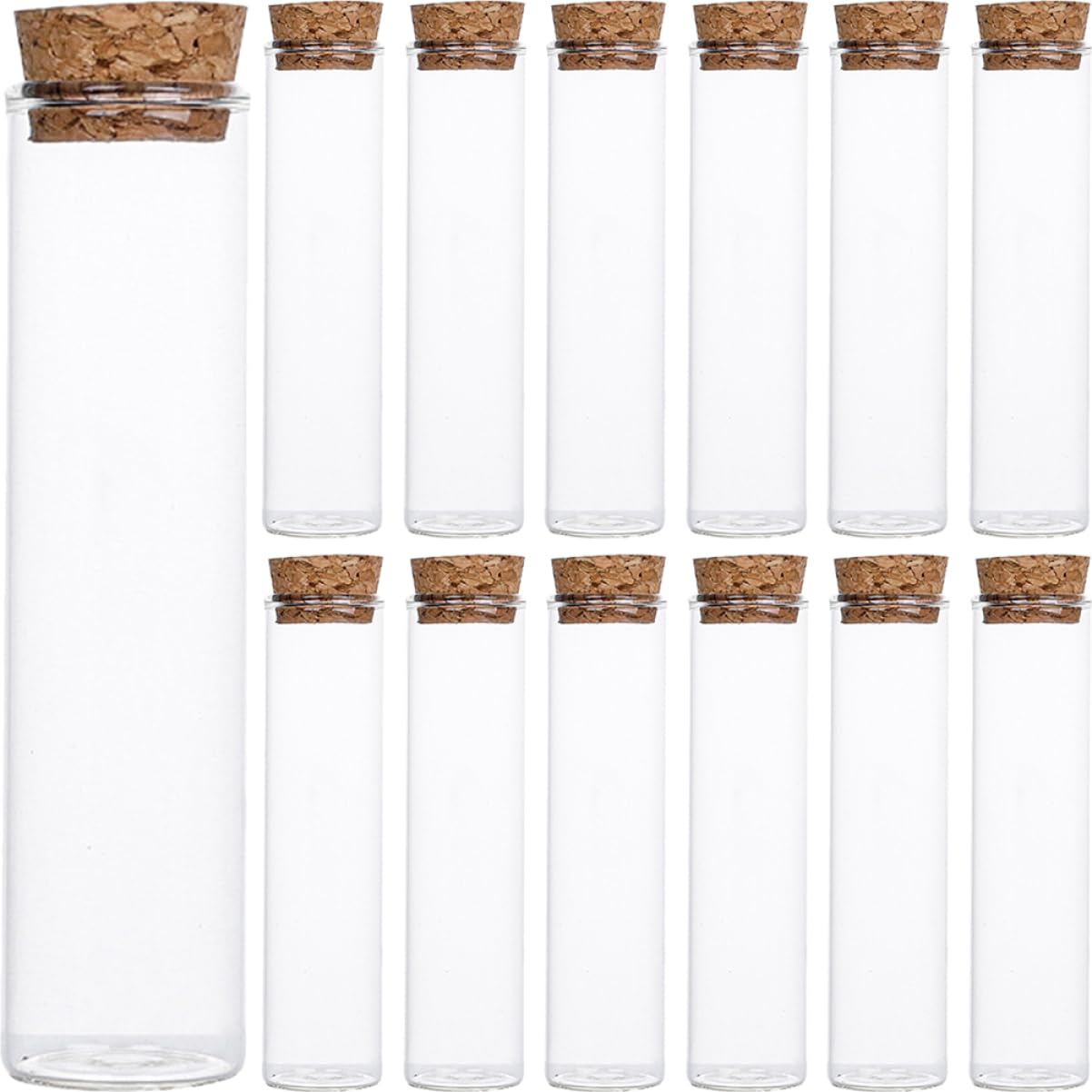 Flacons de Prélèvement de Liquide en Verre 60ml, Lot de 24