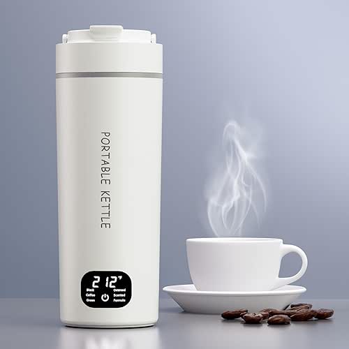 Dual Voltage Portable Electric Kettle Travel Hot Water for Tea,